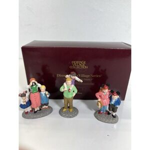 Vintage Dept 56 Heritage Disney Parks Village Series Disney Parks Family #5354-6